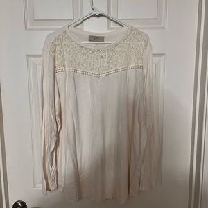 LOFT Plus Long Sleeve Shirt Size 24/26